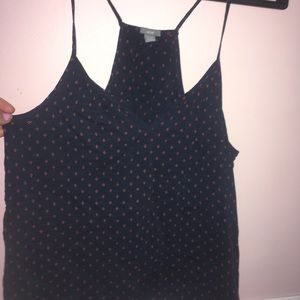 Aerie red dotted  pattern tank top